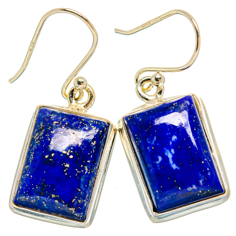 Lapis Lazuli Earrings handcrafted by Anasilvercos - EARR424529