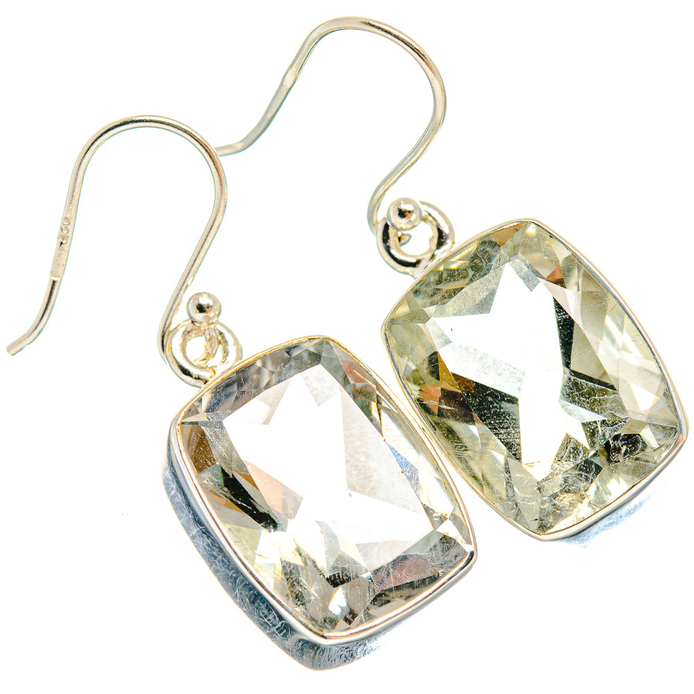 White Quartz Earrings handcrafted by Anasilvercos - EARR424541