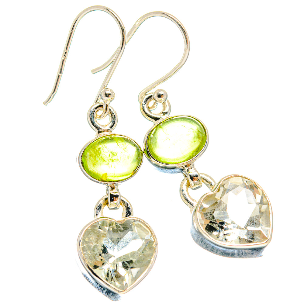 White Quartz Earrings handcrafted by Anasilvercos - EARR424550
