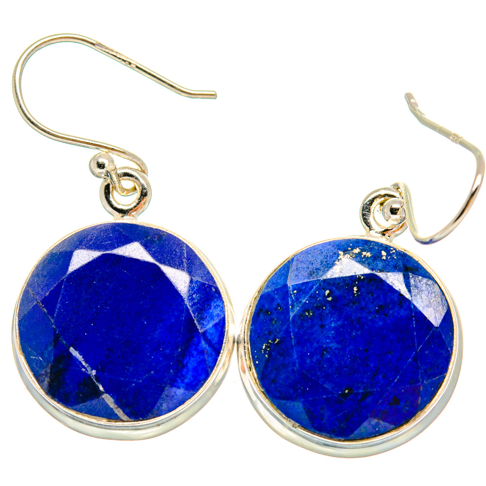 Lapis Lazuli Earrings handcrafted by Anasilvercos - EARR424561 - Photo 2