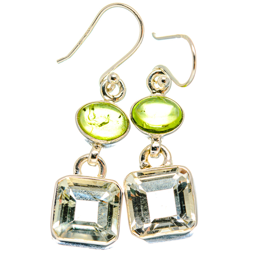White Quartz Earrings handcrafted by Anasilvercos - EARR424572