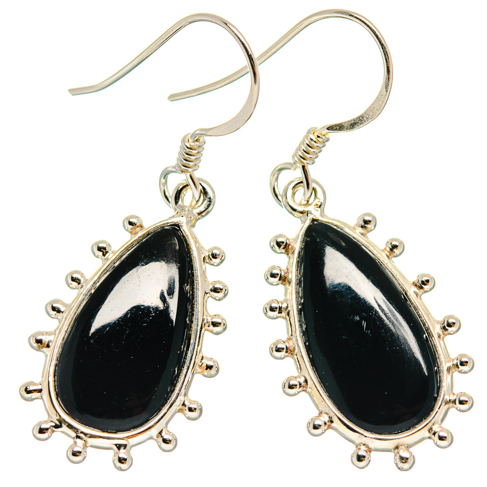 Black Onyx Earrings handcrafted by Anasilvercos - EARR424605