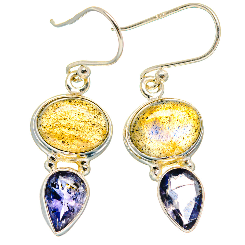 Labradorite Earrings handcrafted by Anasilvercos - EARR424631 - Photo 2