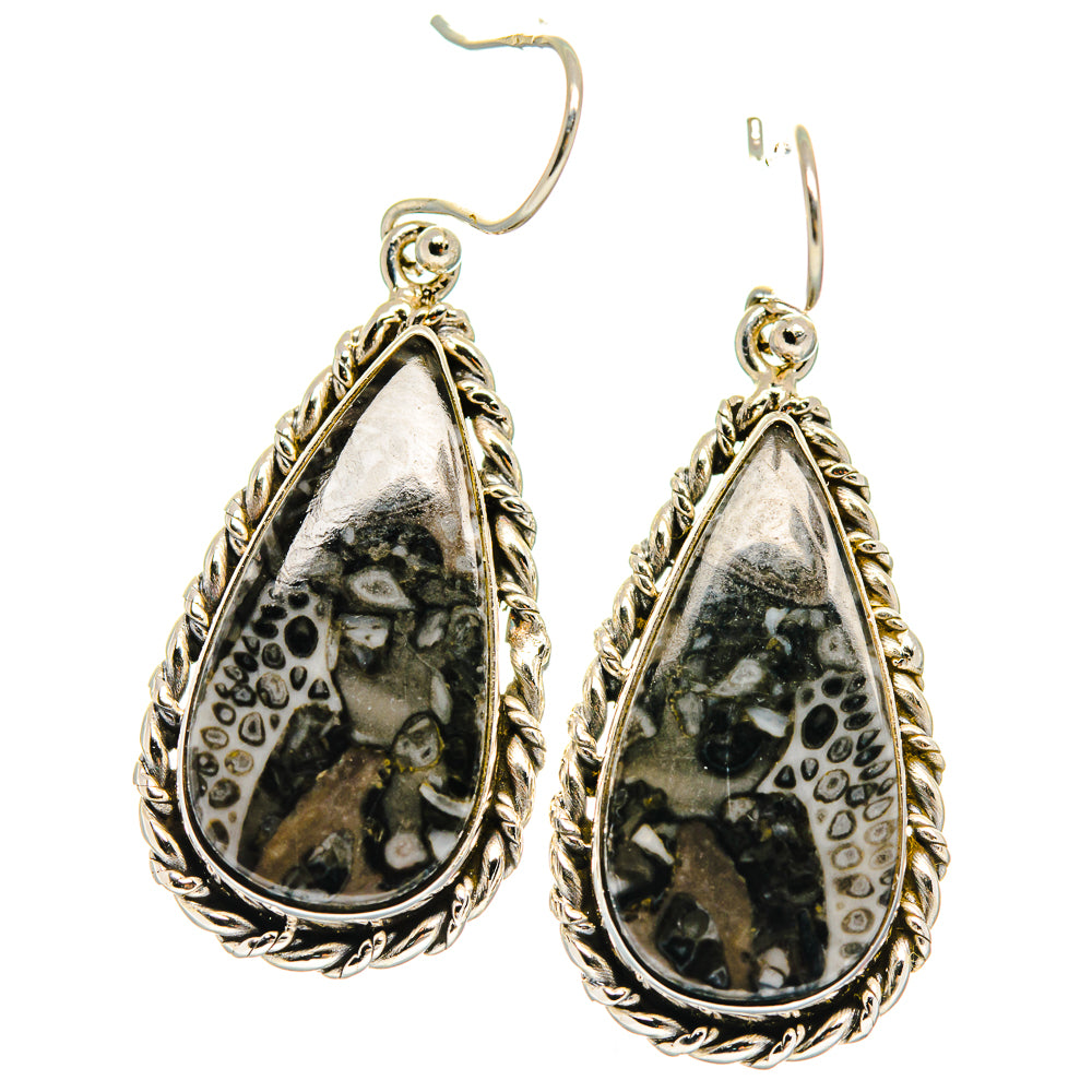 Stingray Coral Earrings handcrafted by Anasilvercos - EARR424636