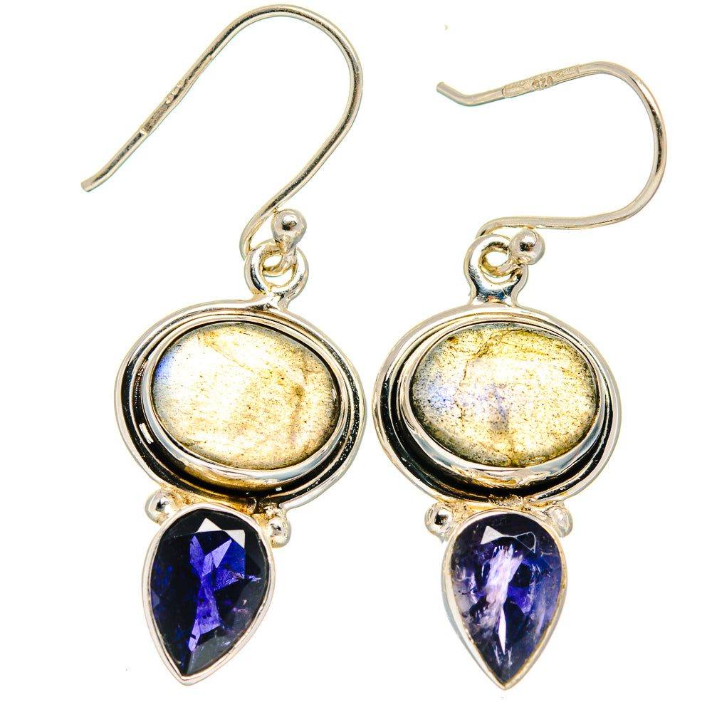 Labradorite Earrings handcrafted by Anasilvercos - EARR424638 - Photo 2