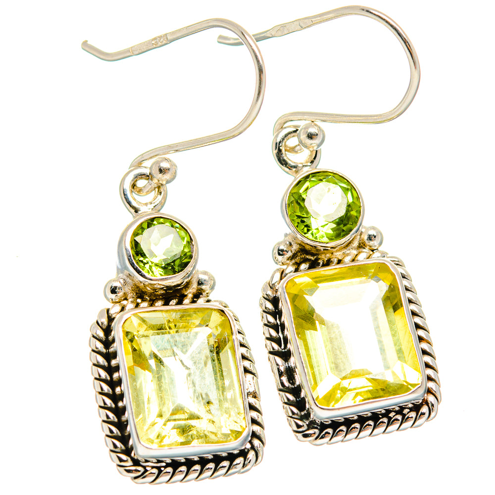 Citrine Earrings handcrafted by Anasilvercos - EARR424662