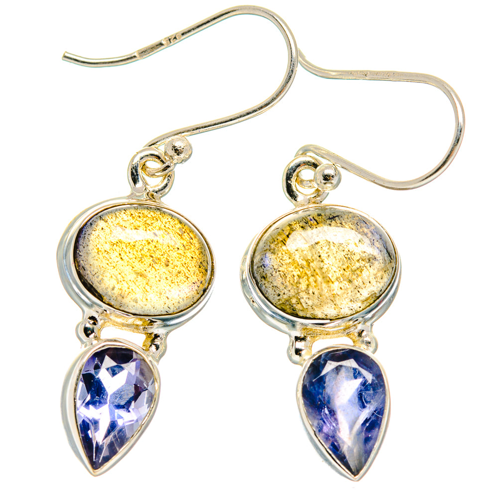 Labradorite Earrings handcrafted by Anasilvercos - EARR424667