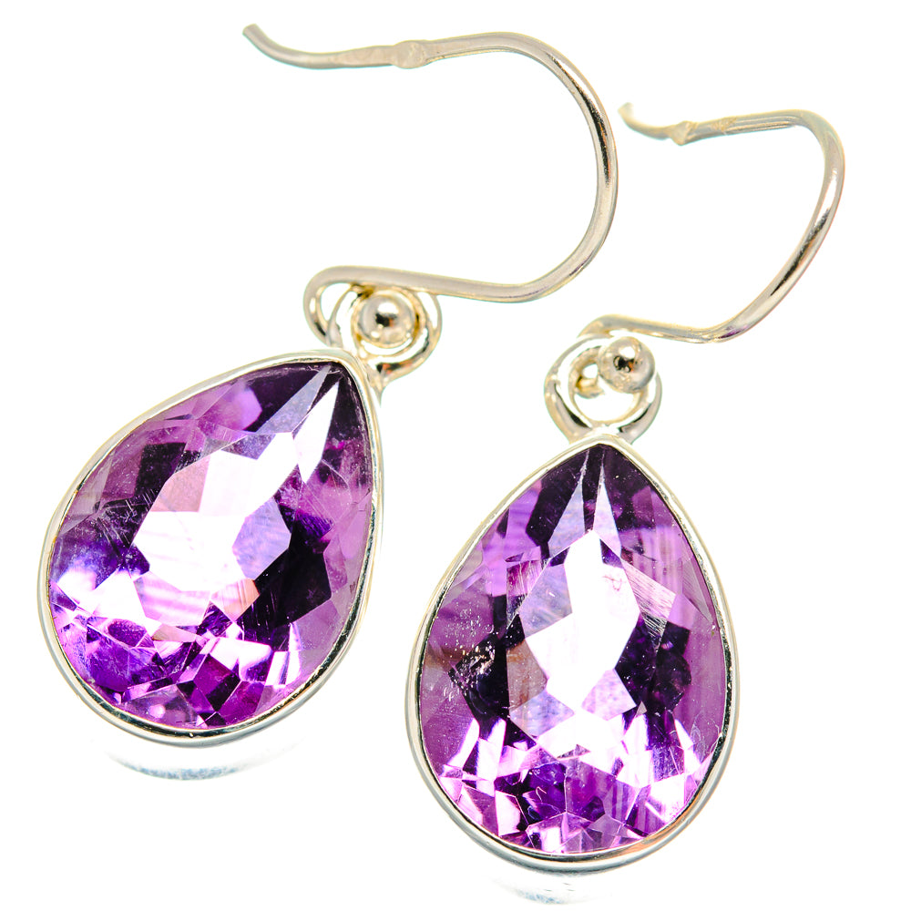 Amethyst Earrings handcrafted by Anasilvercos - EARR424668