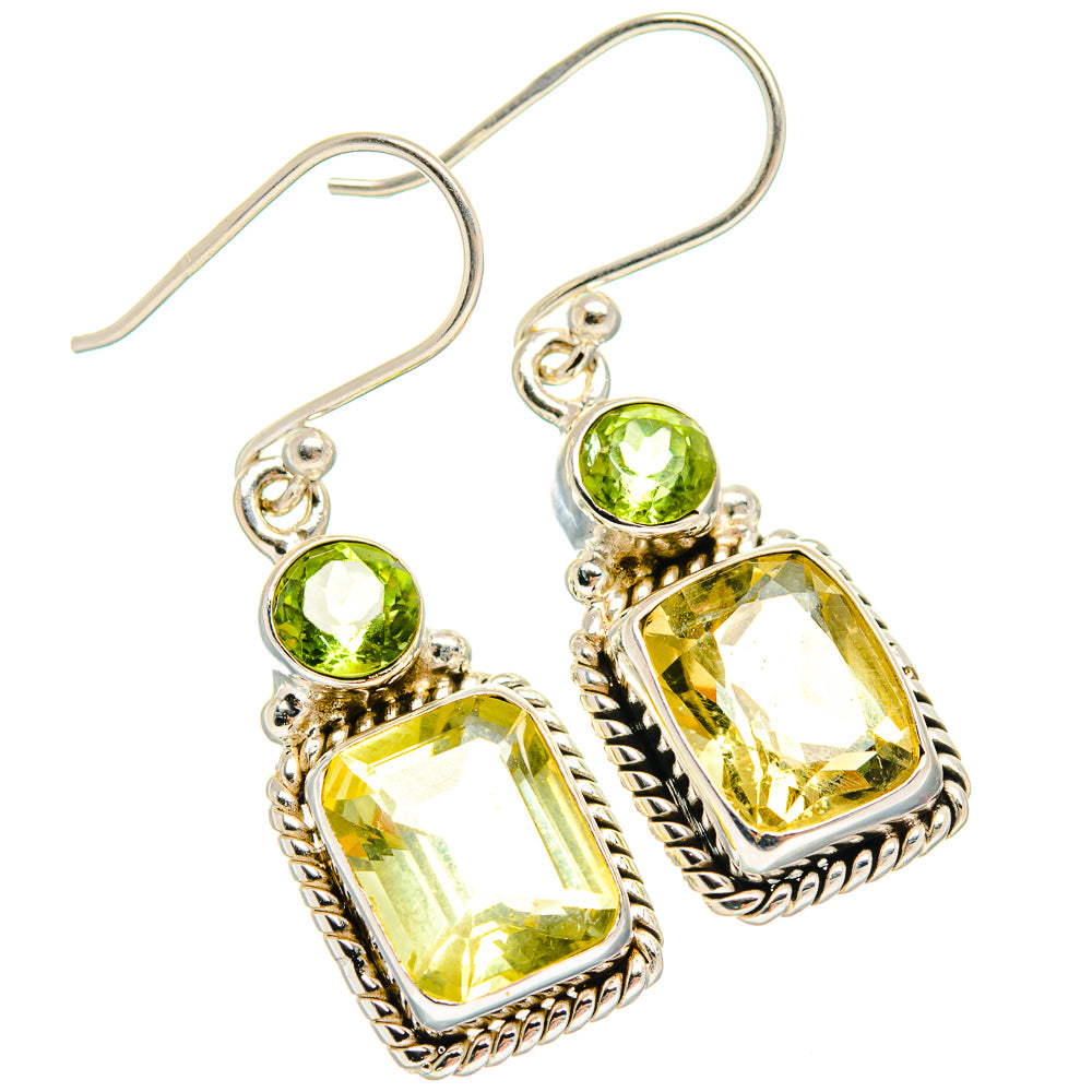 Citrine Earrings handcrafted by Anasilvercos - EARR424669