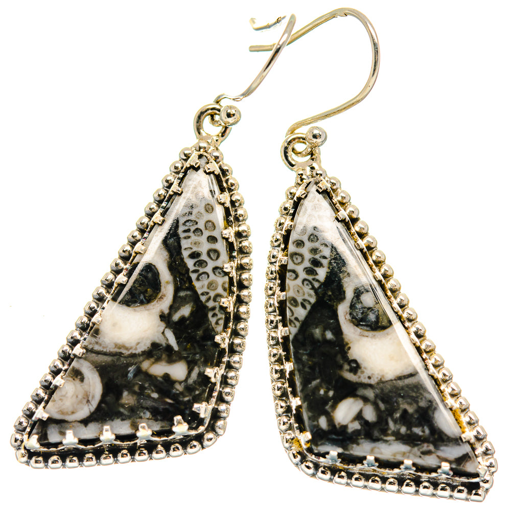 Pinolith Jasper Earrings handcrafted by Anasilvercos - EARR424700