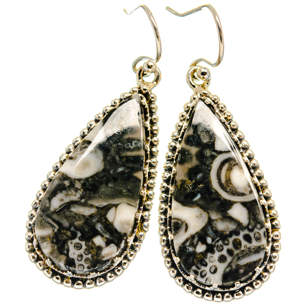 Pinolith Jasper Earrings handcrafted by Anasilvercos - EARR424736