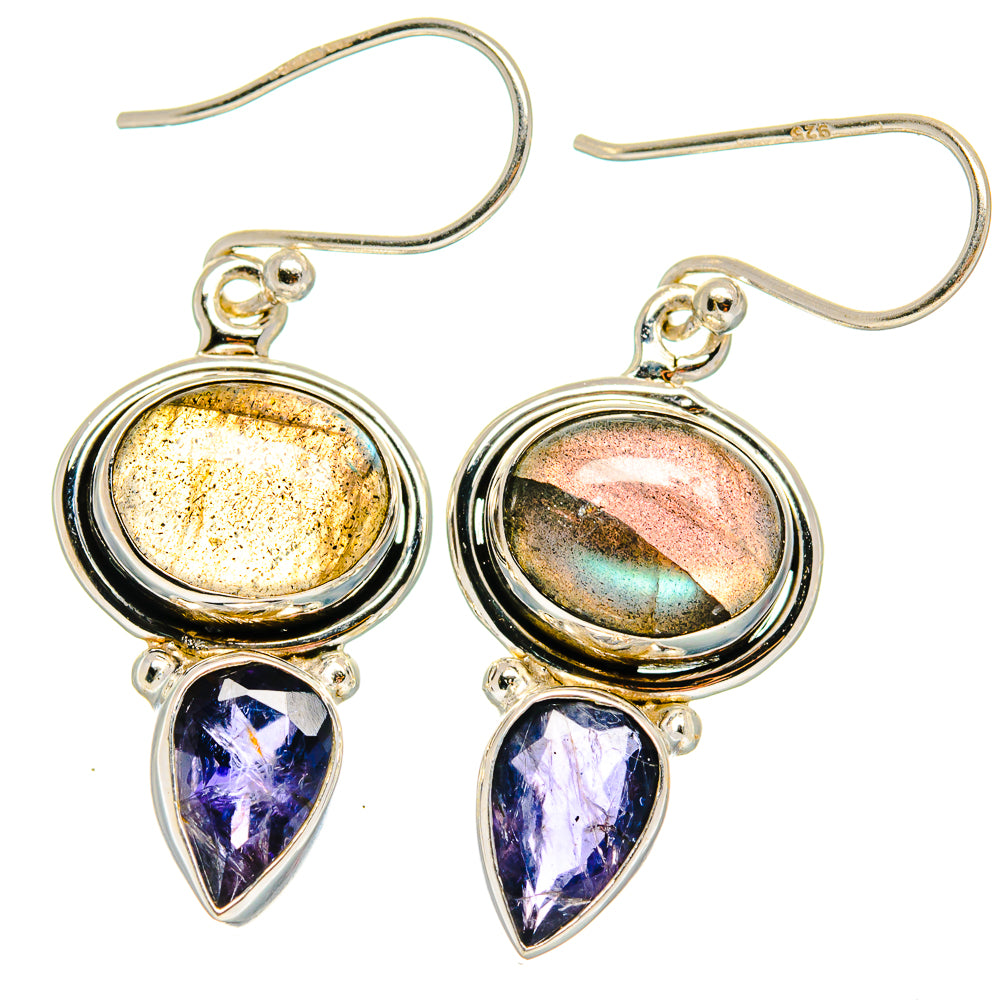 Labradorite Earrings handcrafted by Anasilvercos - EARR424745
