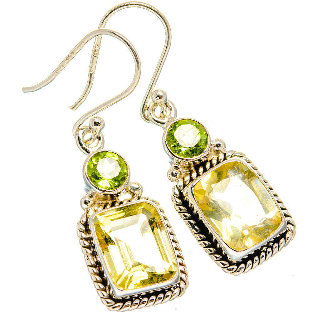 Citrine Earrings handcrafted by Anasilvercos - EARR424746