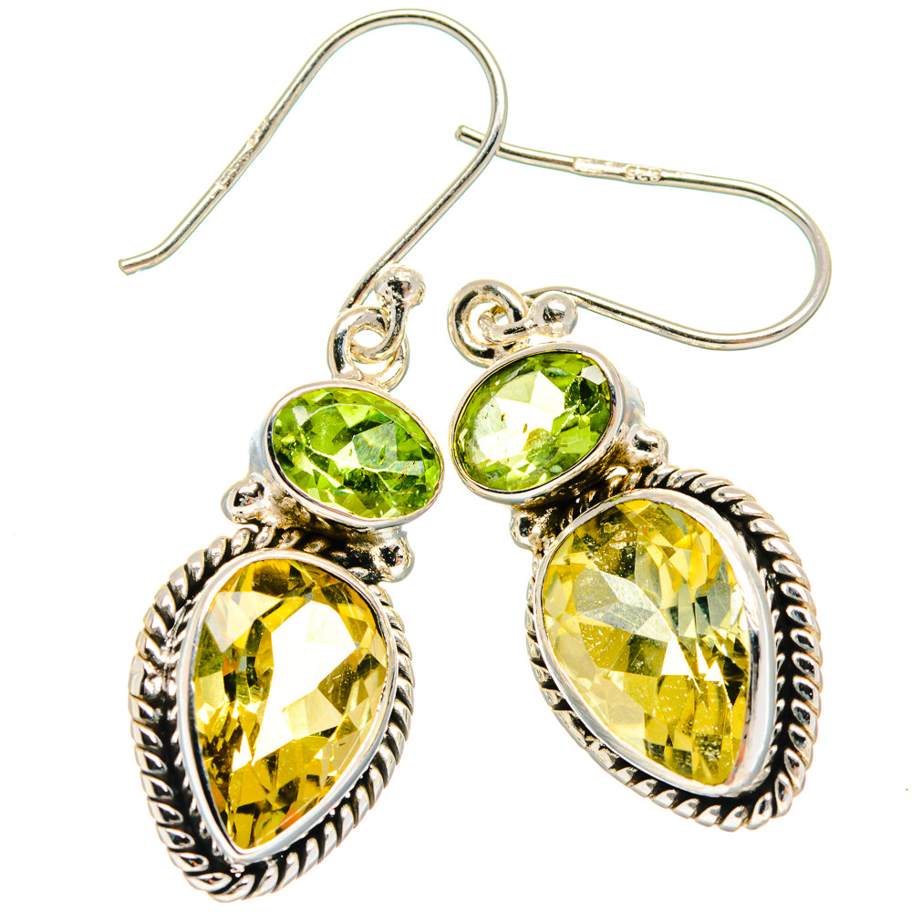 Citrine Earrings handcrafted by Anasilvercos - EARR424777