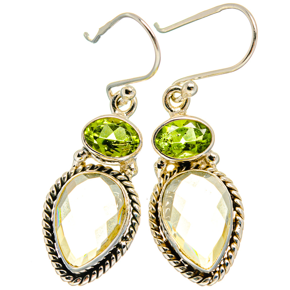 Citrine Earrings handcrafted by Anasilvercos - EARR424785
