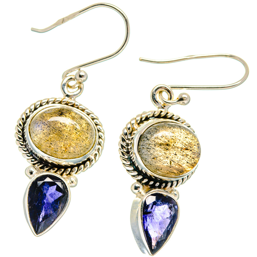 Labradorite Earrings handcrafted by Anasilvercos - EARR424793