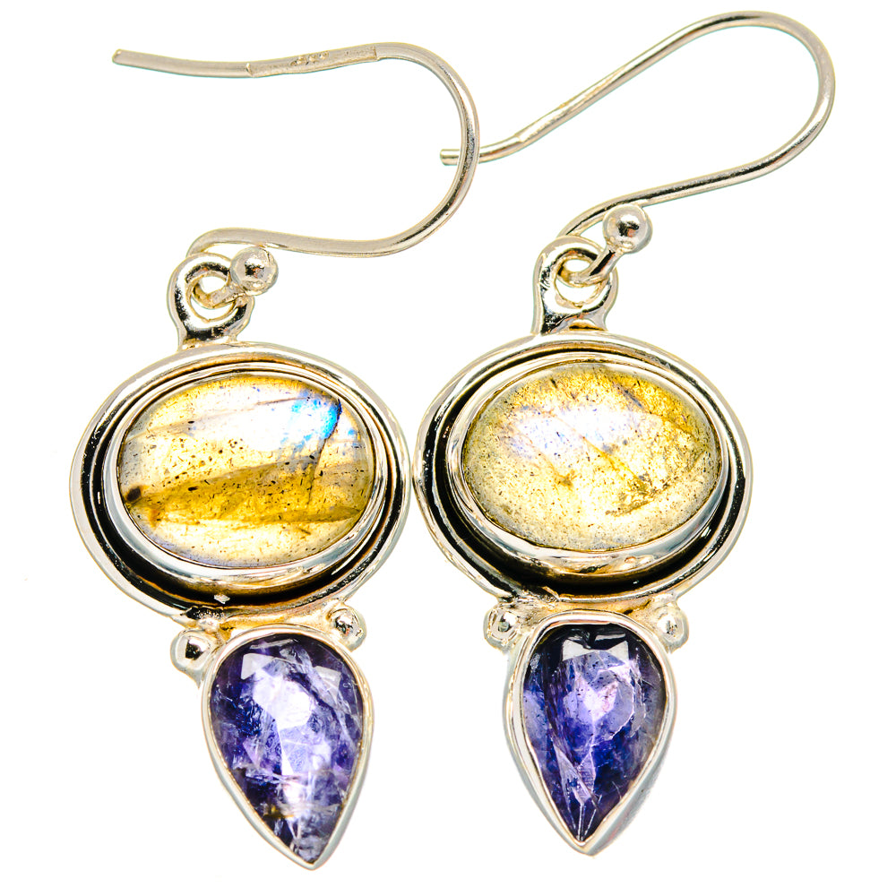 Labradorite Earrings handcrafted by Anasilvercos - EARR424801