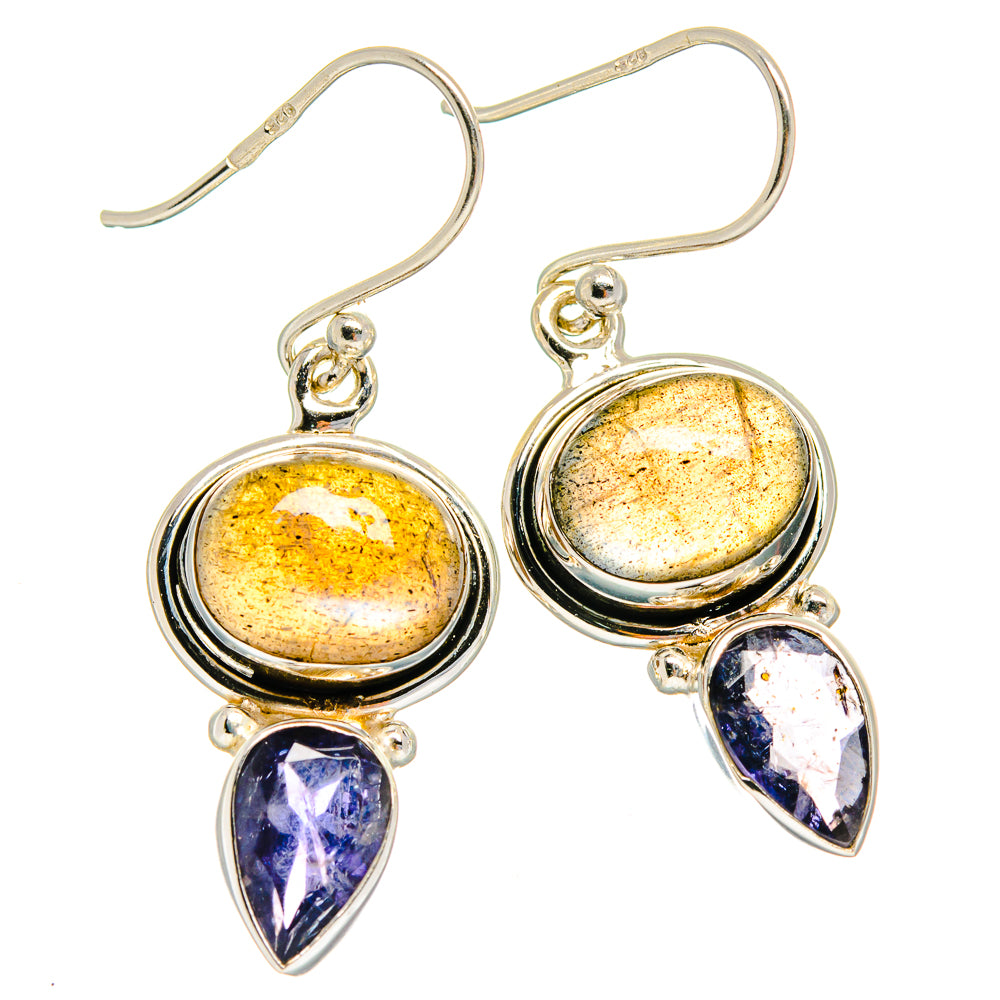Labradorite Earrings handcrafted by Anasilvercos - EARR424808 - Photo 2