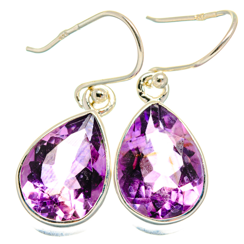Amethyst Earrings handcrafted by Anasilvercos - EARR424810