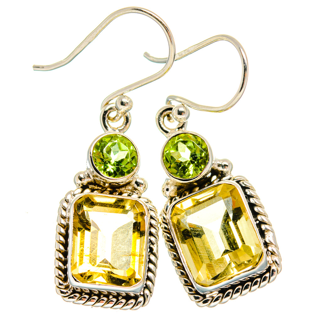 Citrine Earrings handcrafted by Anasilvercos - EARR424815