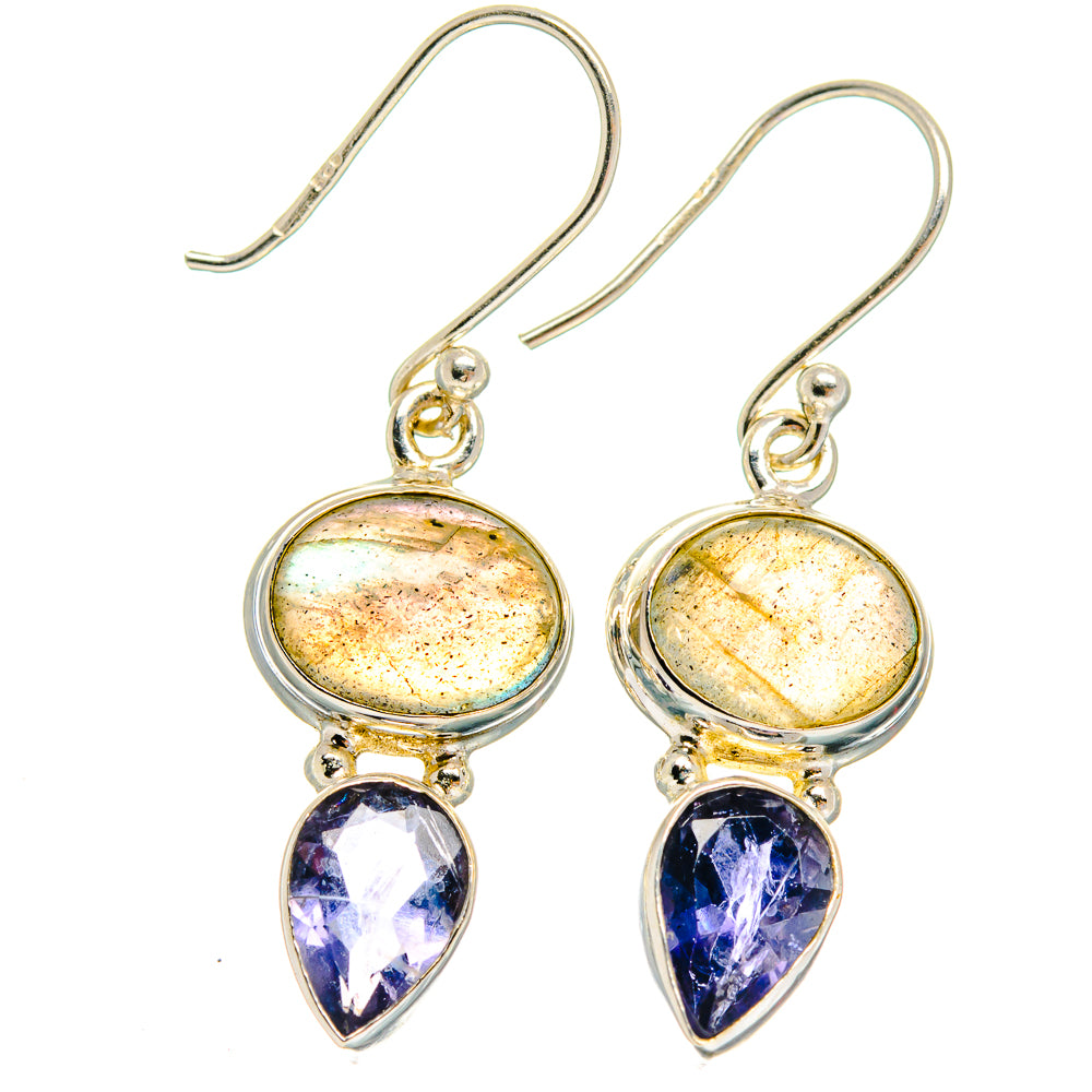 Labradorite Earrings handcrafted by Anasilvercos - EARR424818 - Photo 2