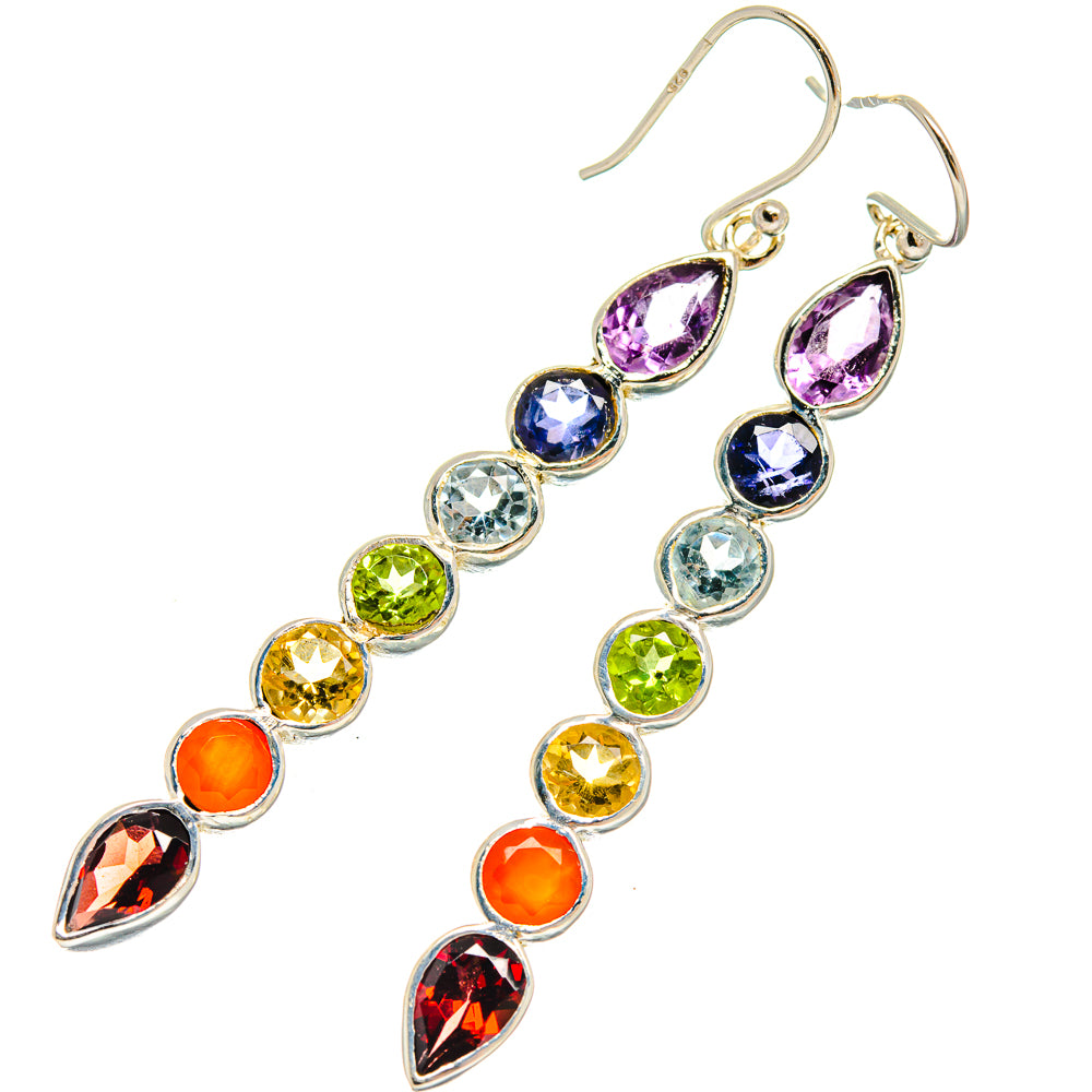 Chakra Earrings handcrafted by Anasilvercos - EARR424821 - Photo 2