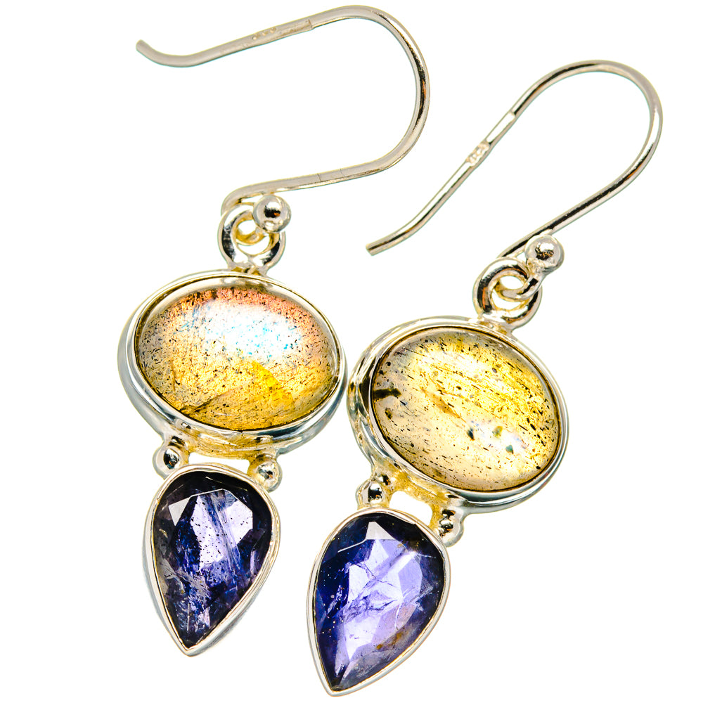 Labradorite Earrings handcrafted by Anasilvercos - EARR424822 - Photo 2