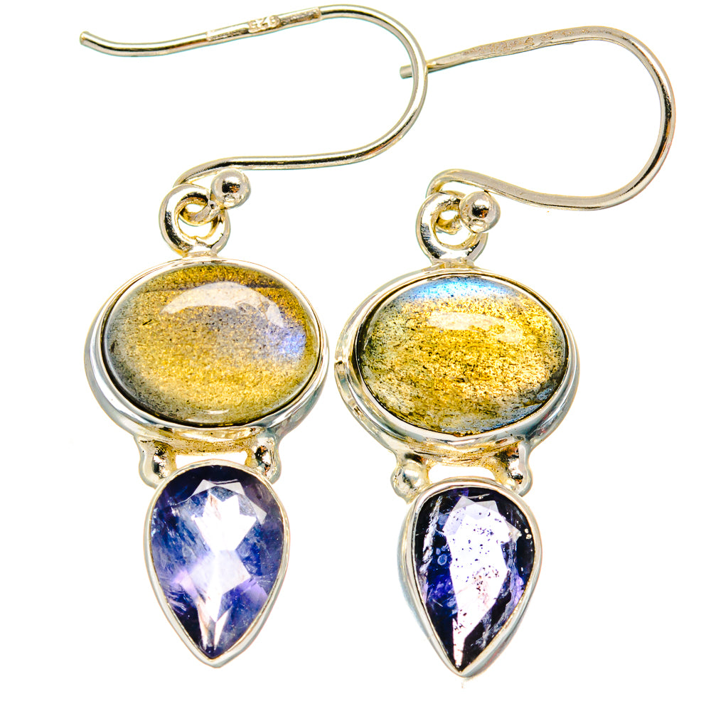 Labradorite Earrings handcrafted by Anasilvercos - EARR424828 - Photo 2