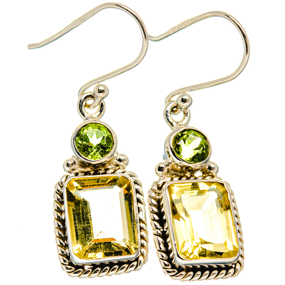 Citrine Earrings handcrafted by Anasilvercos - EARR424832 - Photo 2