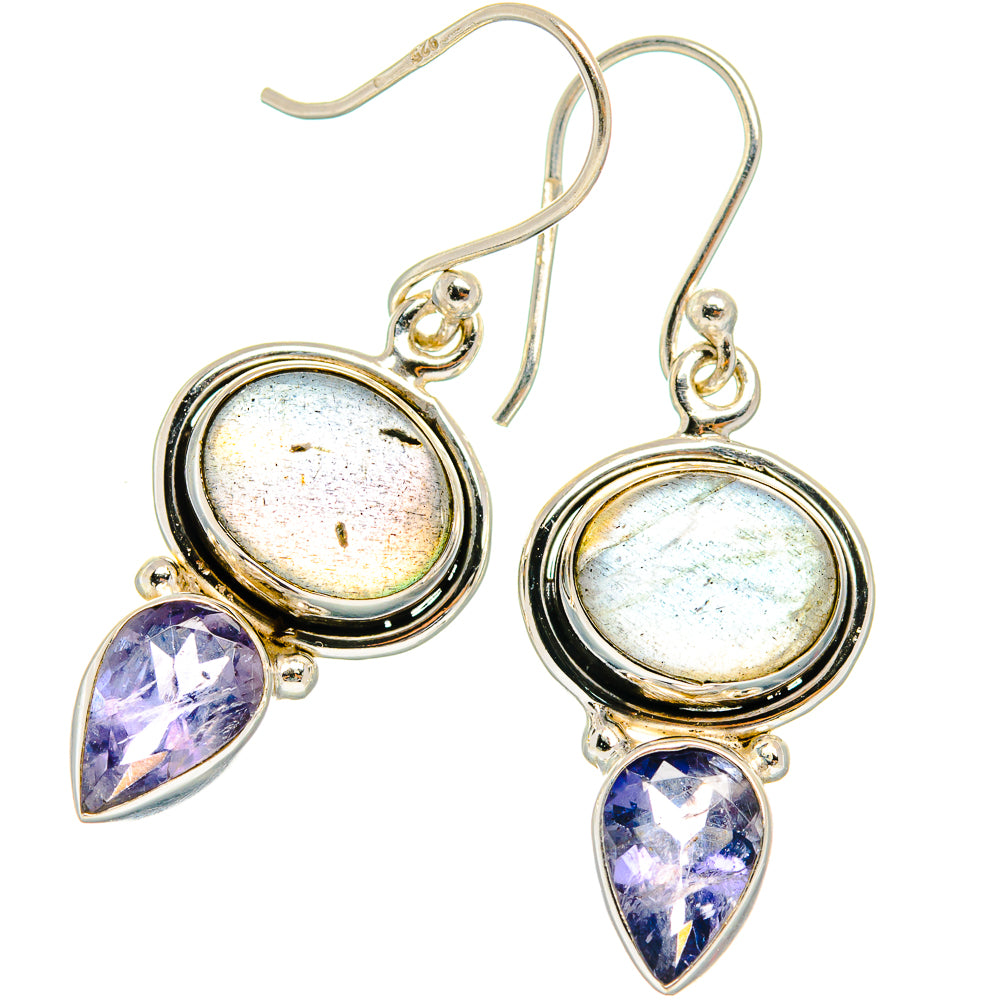 Labradorite Earrings handcrafted by Anasilvercos - EARR424840 - Photo 2
