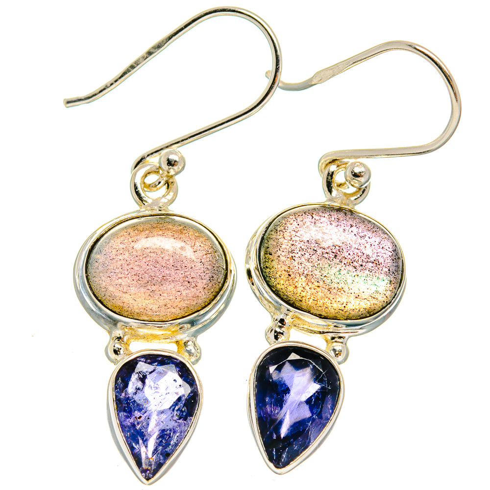 Labradorite Earrings handcrafted by Anasilvercos - EARR424842 - Photo 2
