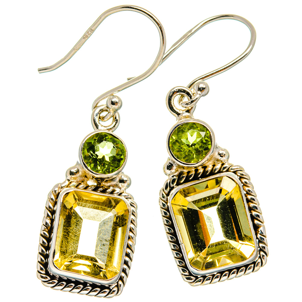 Citrine Earrings handcrafted by Anasilvercos - EARR424861 - Photo 2