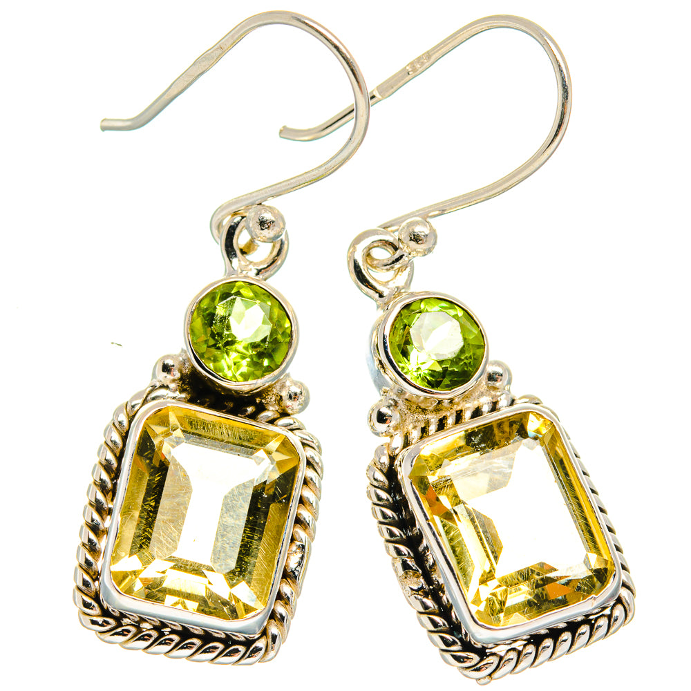 Citrine Earrings handcrafted by Anasilvercos - EARR424863 - Photo 2