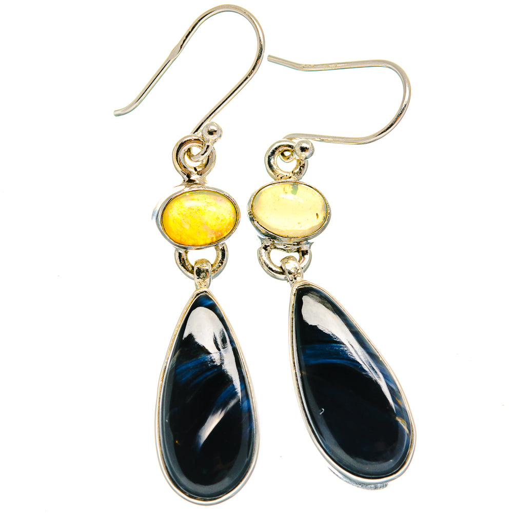 Pietersite Earrings handcrafted by Anasilvercos - EARR424885 - Photo 2