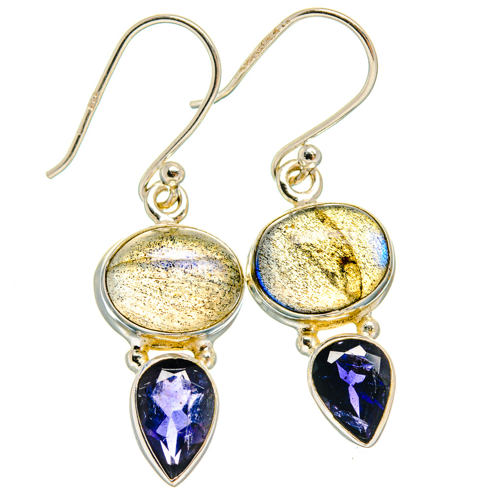 Labradorite Earrings handcrafted by Anasilvercos - EARR424888 - Photo 2