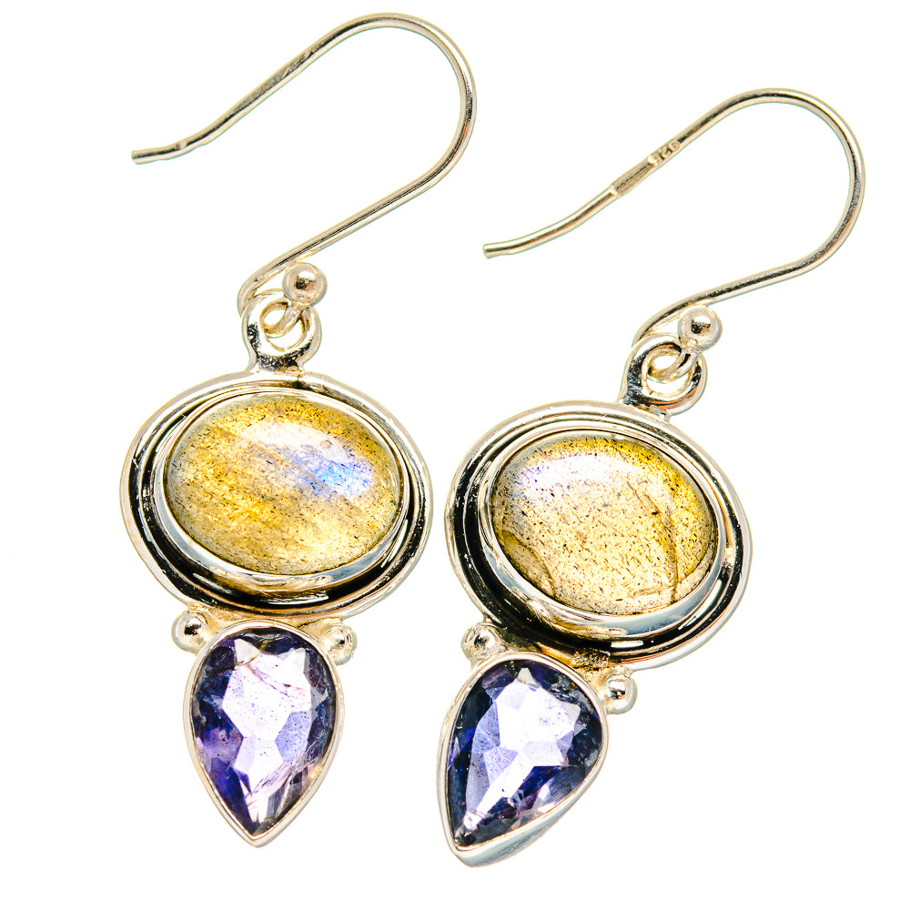 Labradorite Earrings handcrafted by Anasilvercos - EARR424907