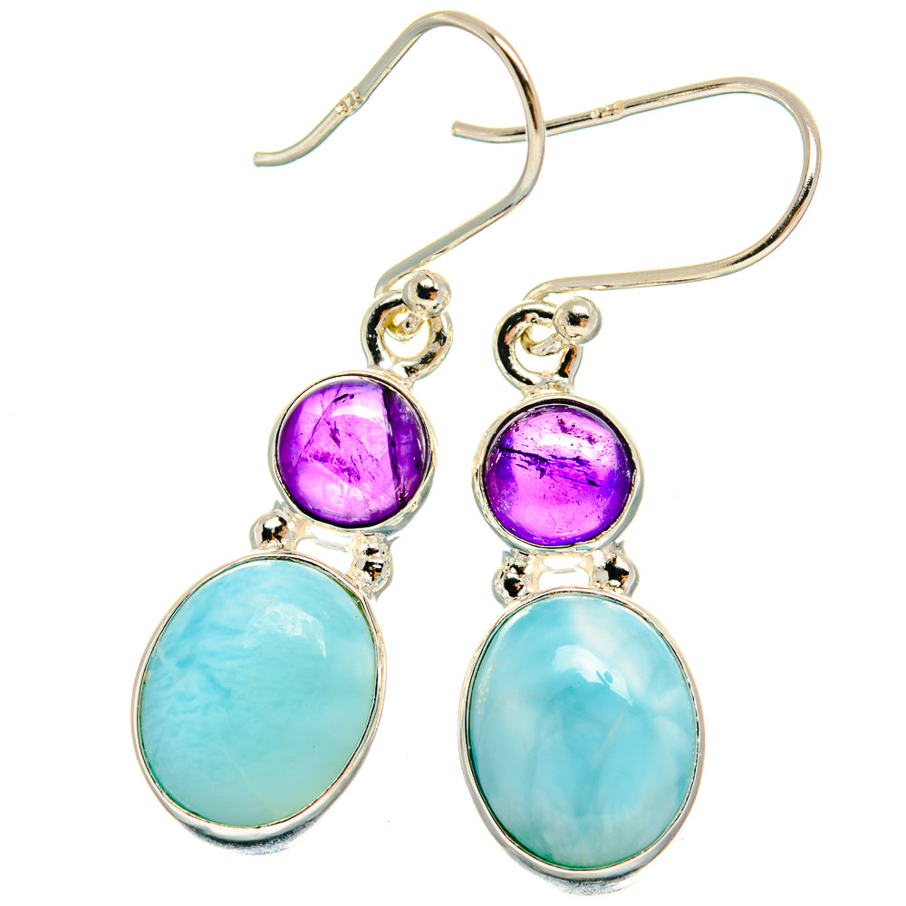 Larimar Earrings handcrafted by Anasilvercos - EARR424914 - Photo 2