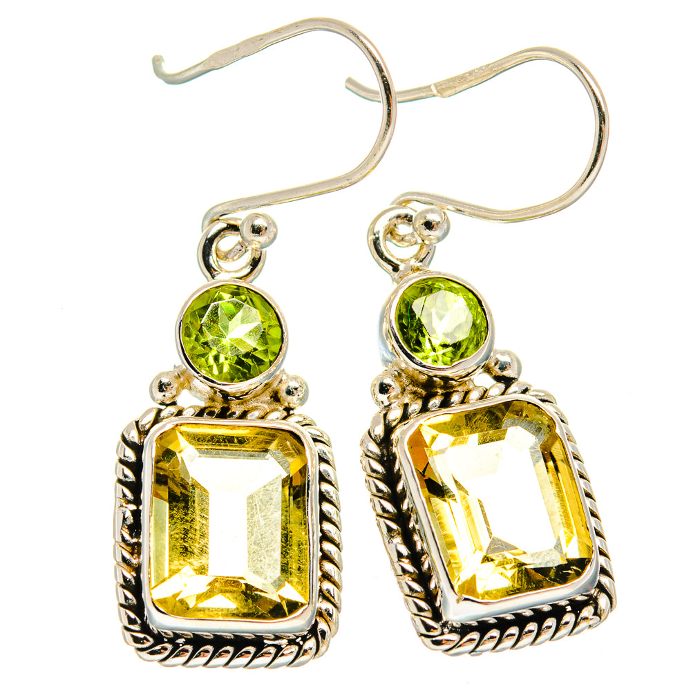 Citrine Earrings handcrafted by Anasilvercos - EARR424916 - Photo 2