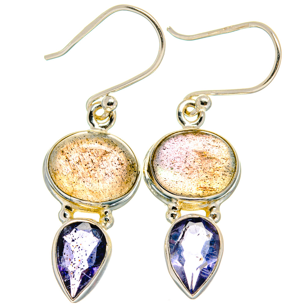 Labradorite Earrings handcrafted by Anasilvercos - EARR424936 - Photo 2