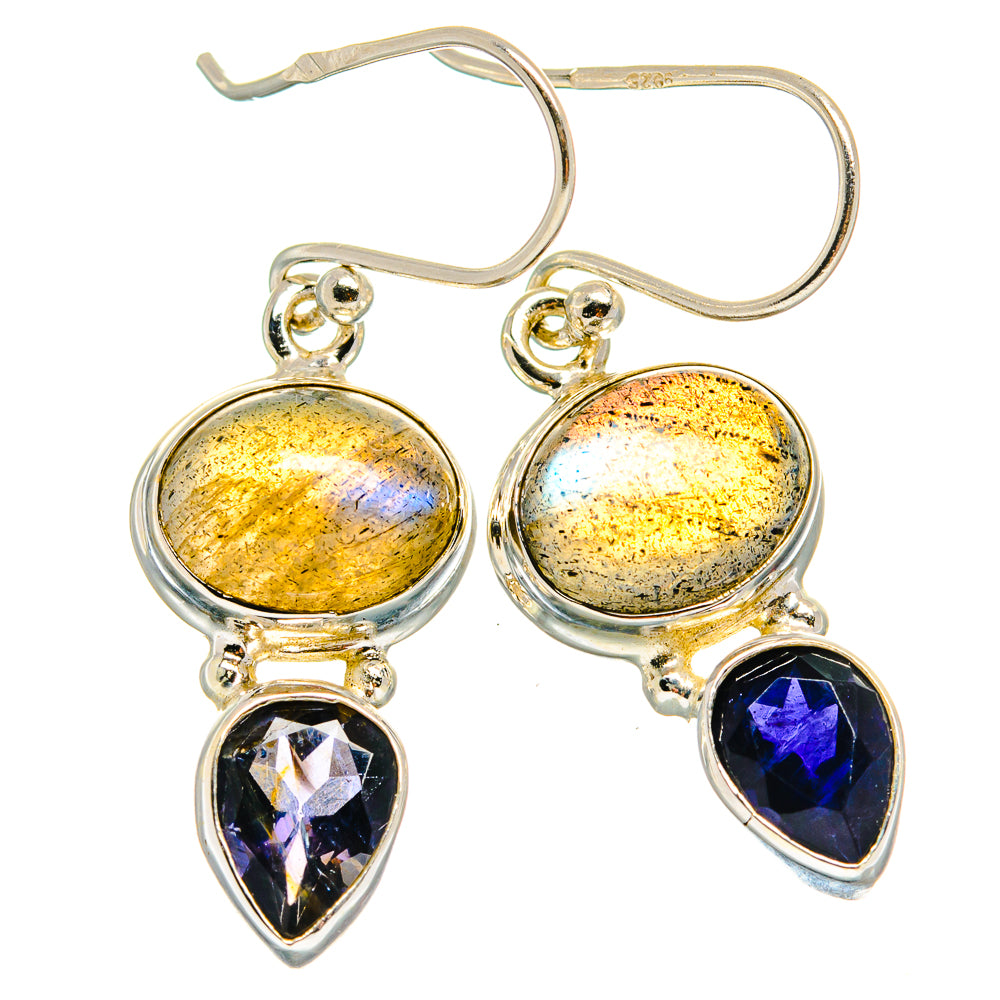 Labradorite Earrings handcrafted by Anasilvercos - EARR424944 - Photo 2