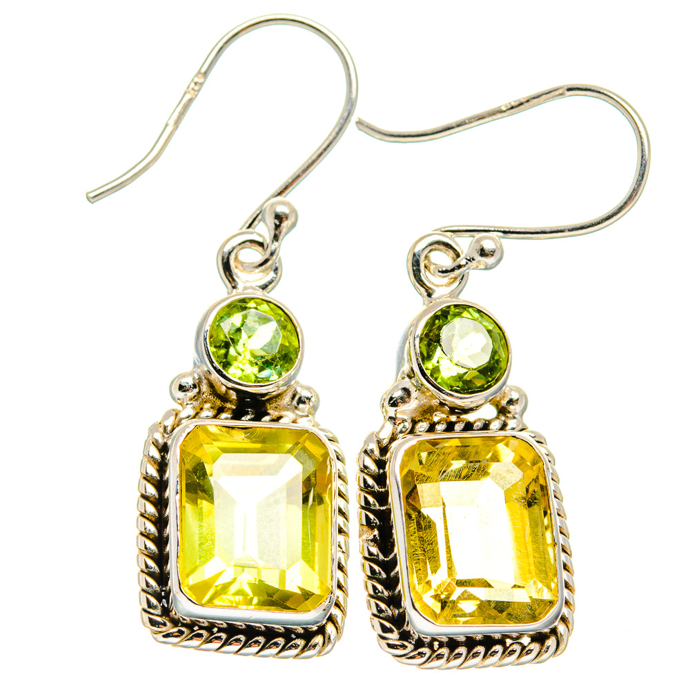 Citrine Earrings handcrafted by Anasilvercos - EARR424945 - Photo 2