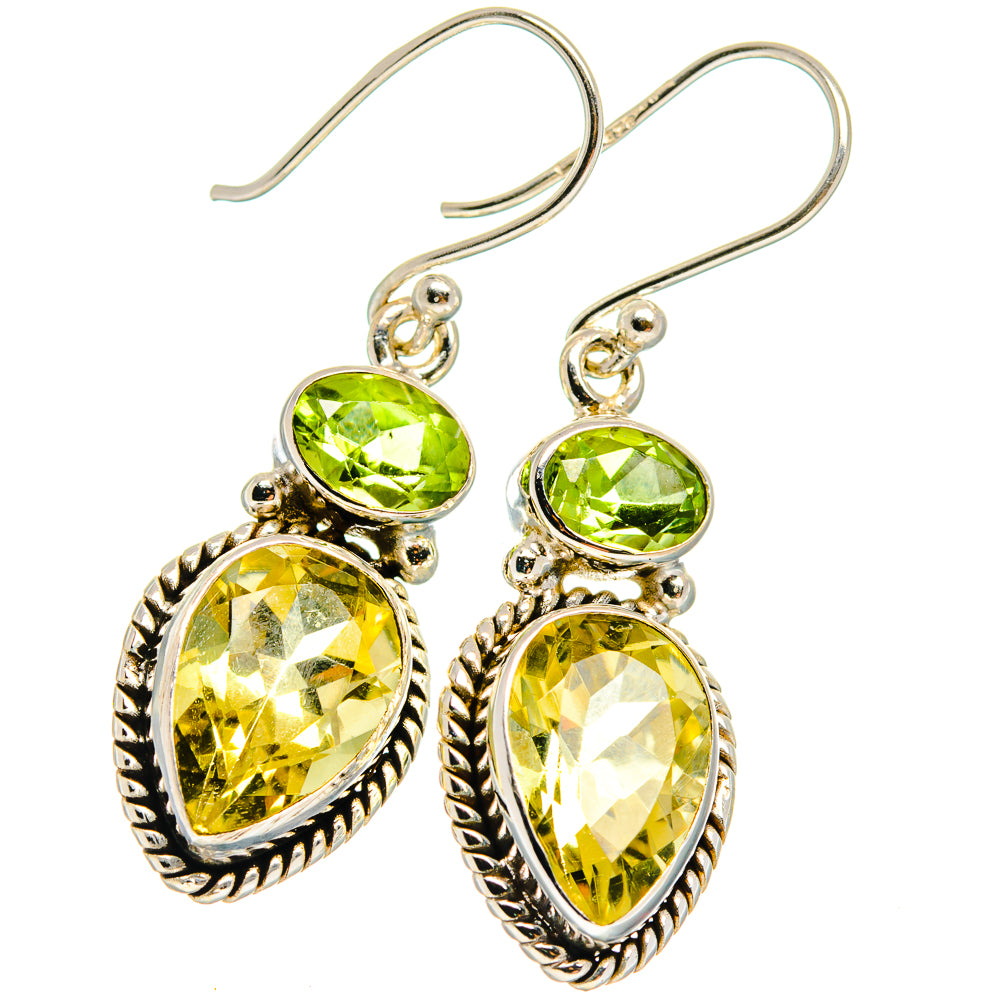 Citrine Earrings handcrafted by Anasilvercos - EARR424949