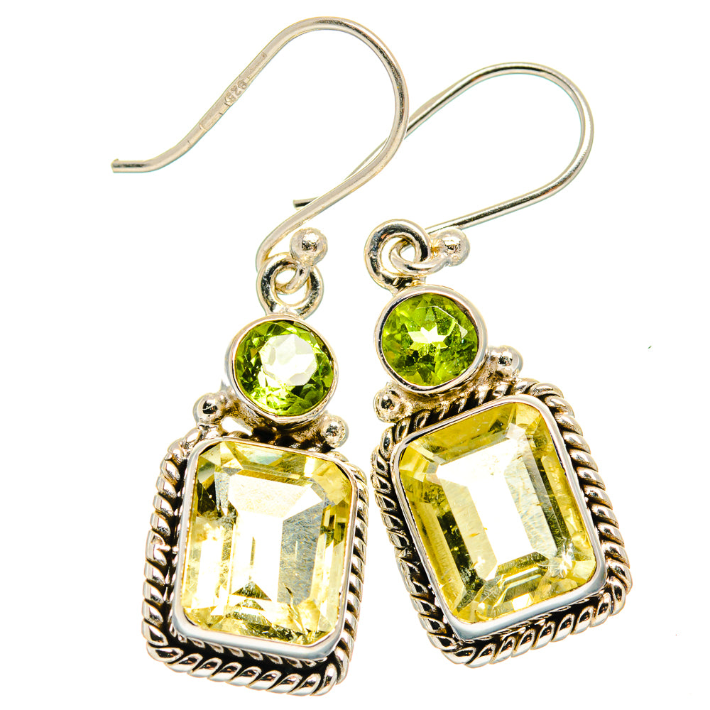 Citrine Earrings handcrafted by Anasilvercos - EARR424965 - Photo 2