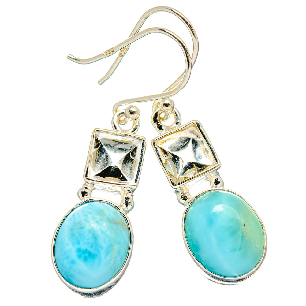 Larimar Earrings handcrafted by Anasilvercos - EARR424972 - Photo 2