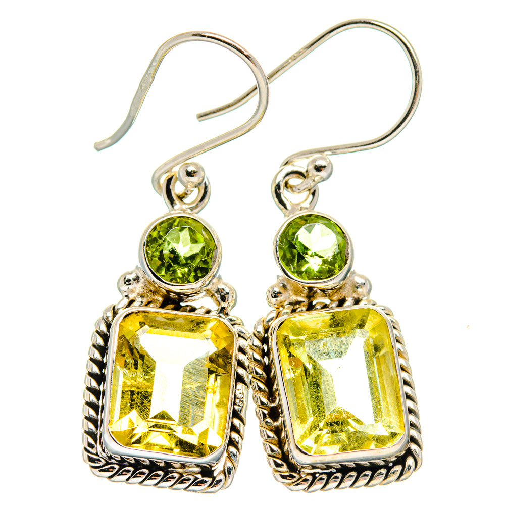 Citrine Earrings handcrafted by Anasilvercos - EARR424973 - Photo 2
