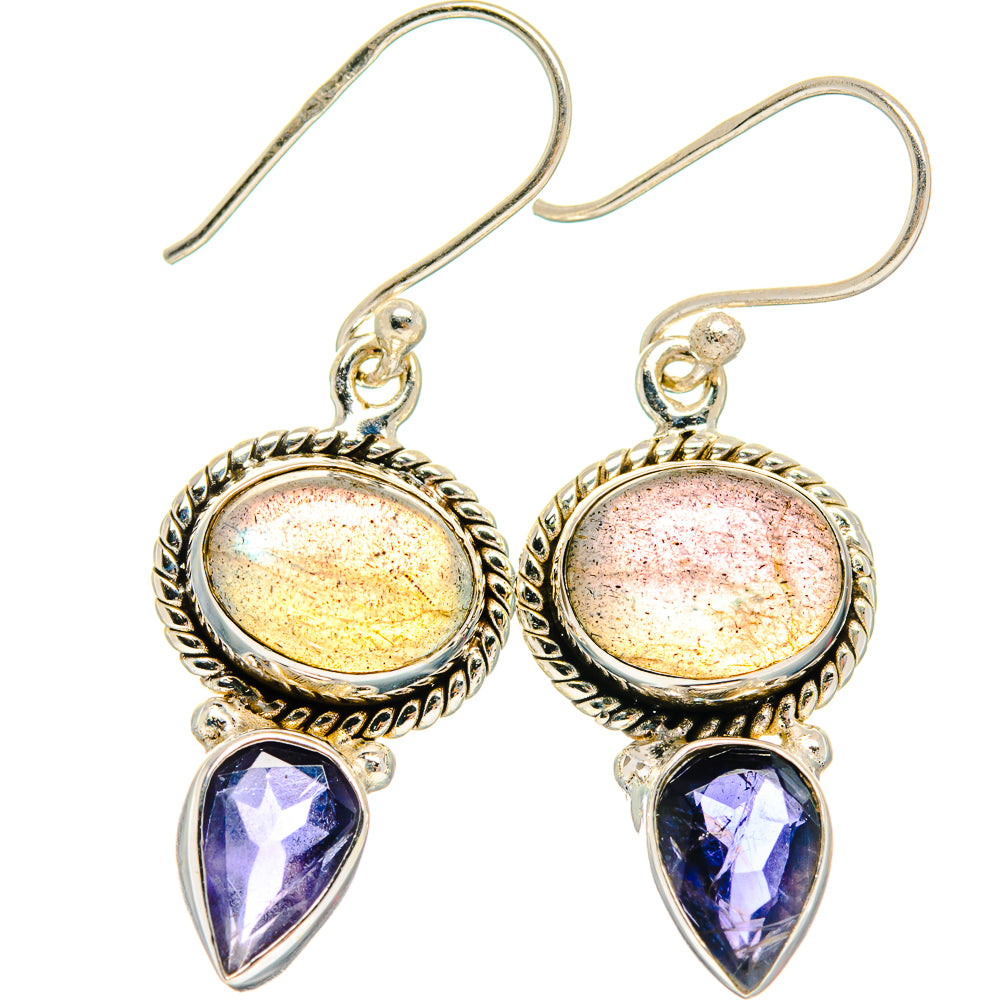 Labradorite Earrings handcrafted by Anasilvercos - EARR424988 - Photo 2