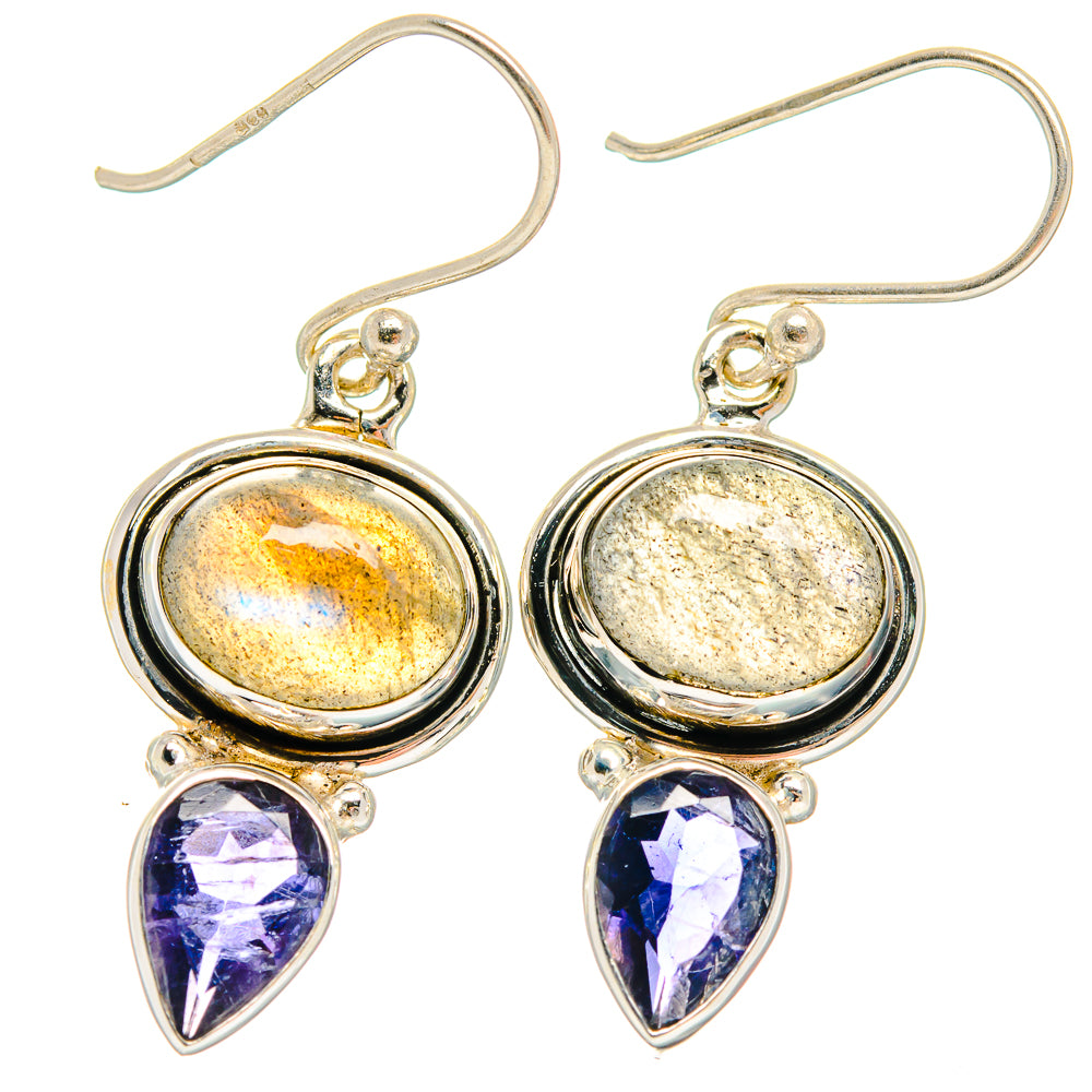 Labradorite Earrings handcrafted by Anasilvercos - EARR424995 - Photo 2
