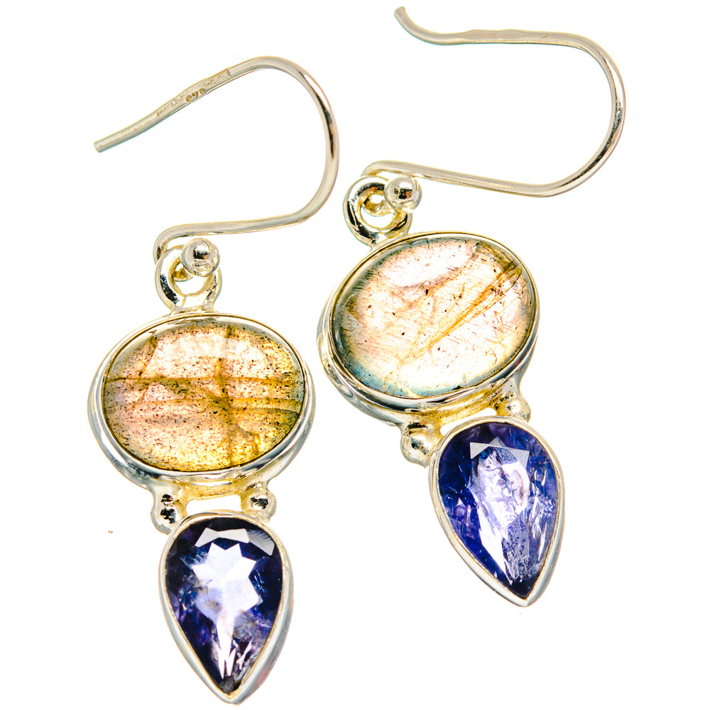 Labradorite Earrings handcrafted by Anasilvercos - EARR424998 - Photo 2
