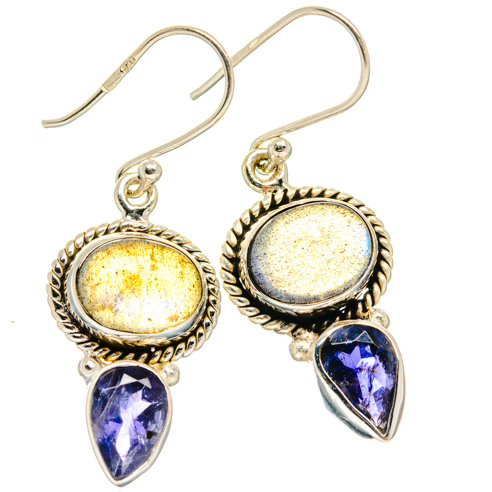 Labradorite Earrings handcrafted by Anasilvercos - EARR425011 - Photo 2