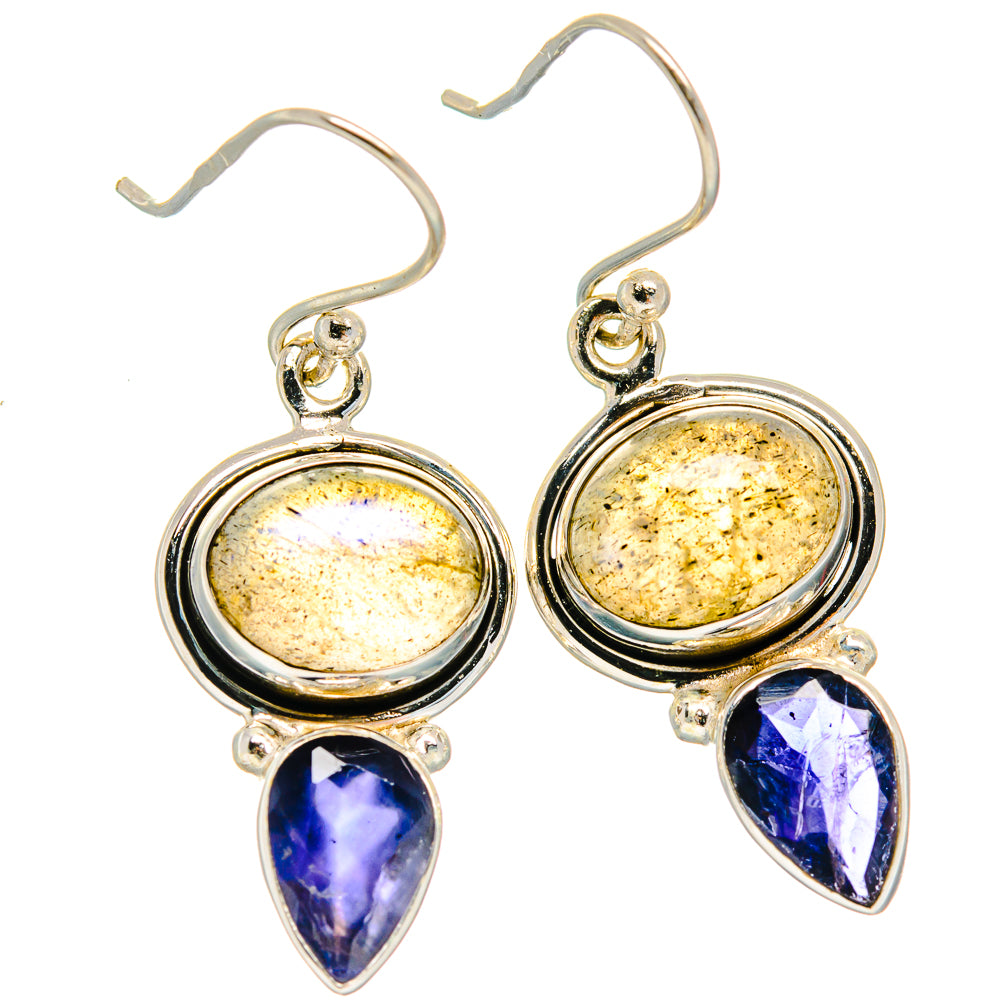 Labradorite Earrings handcrafted by Anasilvercos - EARR425028 - Photo 2